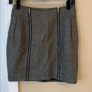 UO wool mini skirt